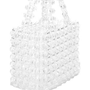 Clear Square Bucket Bag